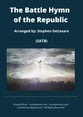 The Battle Hymn of the Republic SATB choral sheet music cover